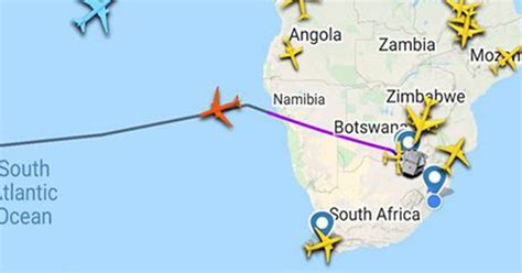 flight time from brazil to south africa